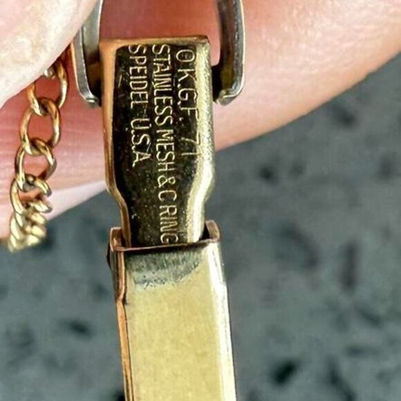 Elgin Vintage Womens Watch | Gold- Tone Case & Speidel Stretch Band - Picture 4 of 5